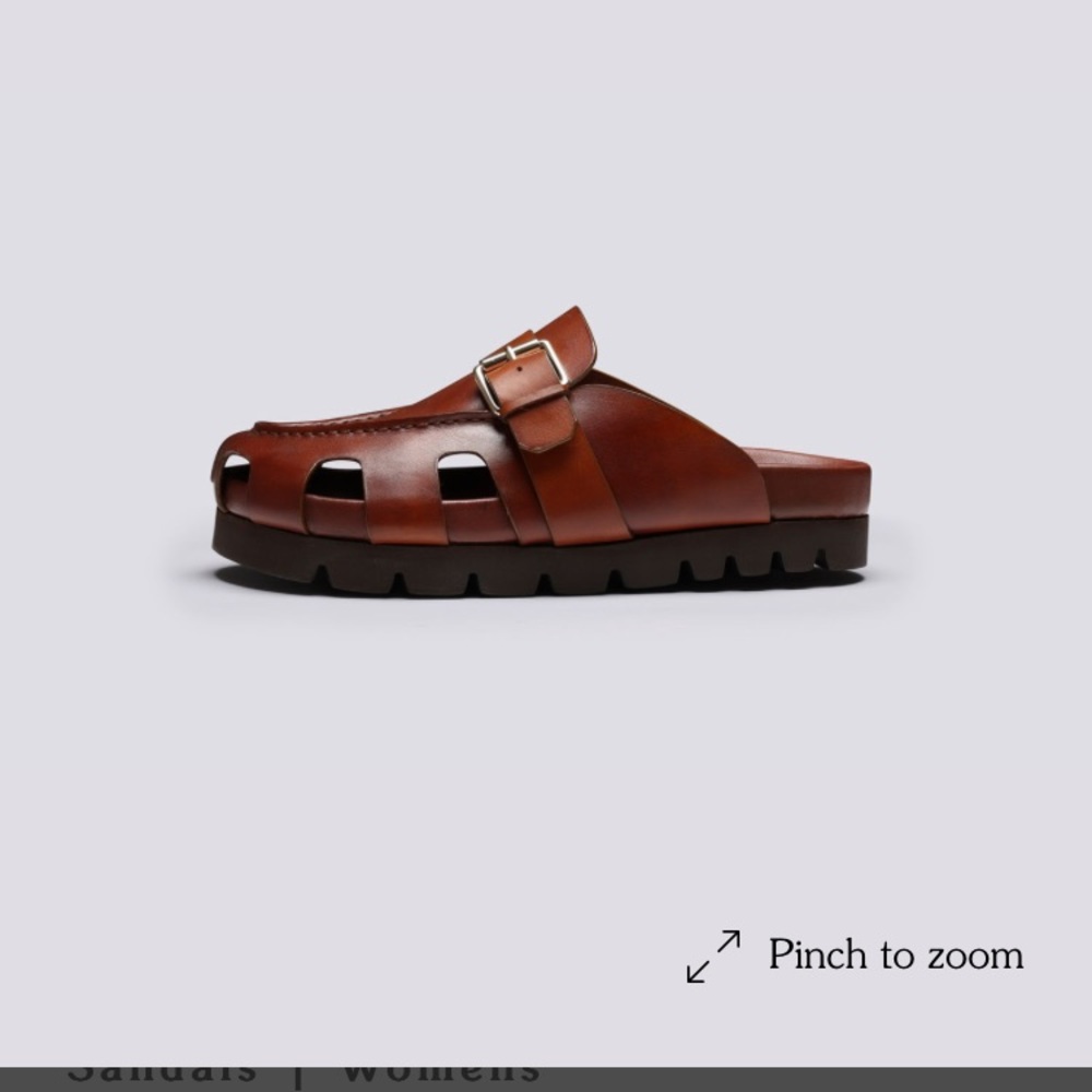 Grenson Dotty Mule Clog Sandals